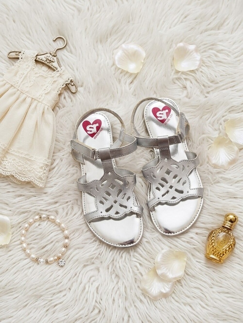 Stride Rite Metallic Sandals